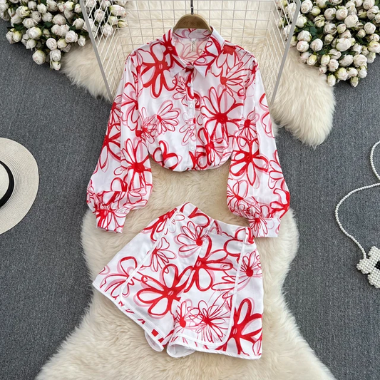 Blair Floral Short Set